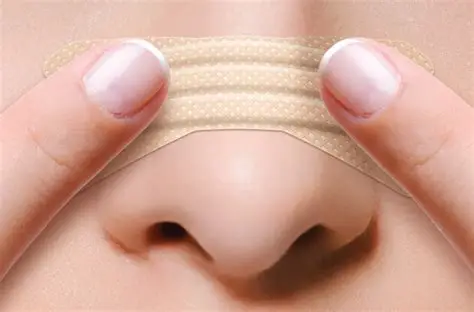 nasal strips incorrect placement affecting airflow