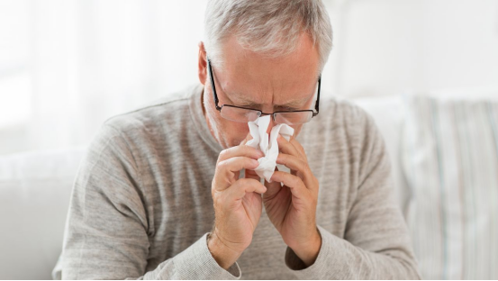 nasal strips aging applied to support nasal airflow in older adults