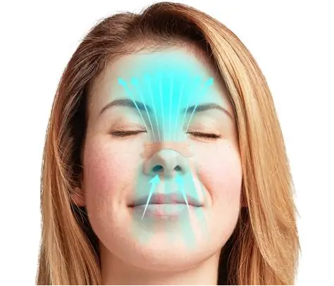 nasal strips sensitive sleep applied gently on the nose at night